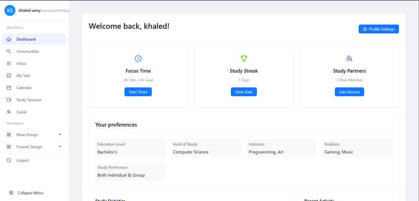 Study-Mate – AI-Powered Study Companion Platform